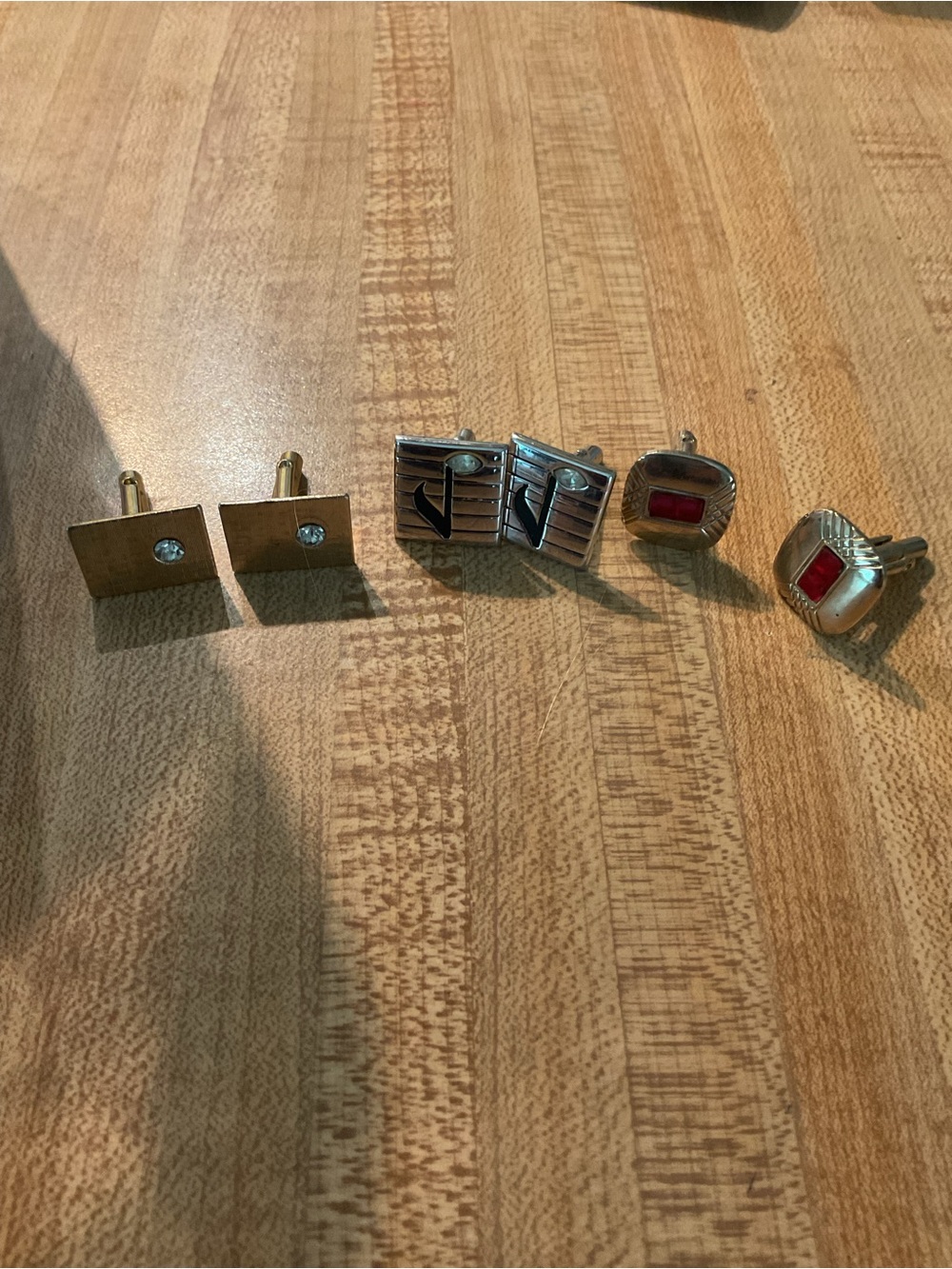 3 Vintage Pairs of Cufflinks
